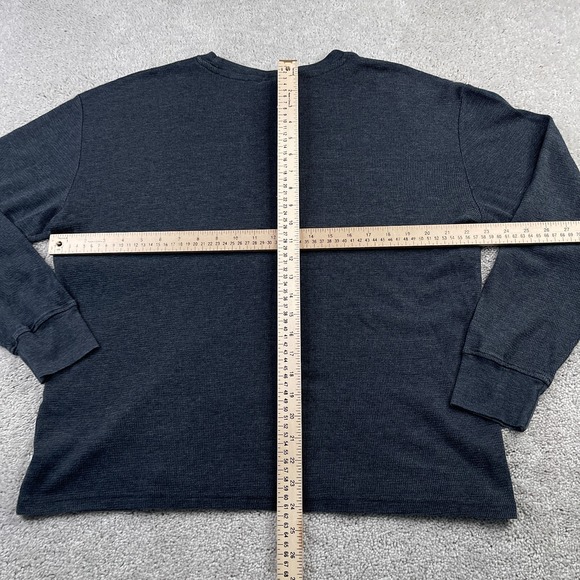 Portland Trailblazers Shirt Mens XL Grey UNK Thermal Waffle Knit Long Sleeve - Picture 6 of 9